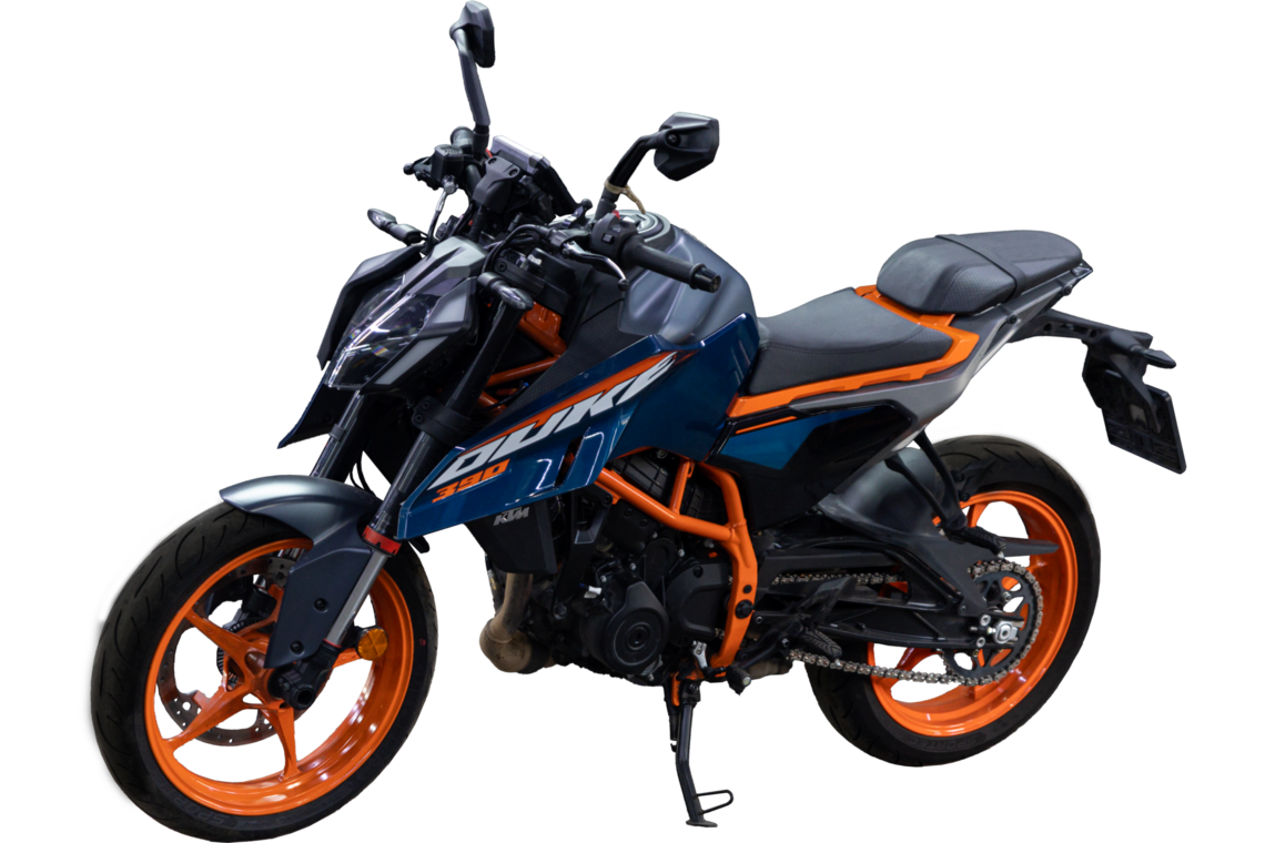 Аренда мотоцикла KTM 390 DUKE 2023 в Москве от HulkMoto.ru от 5000 ₽