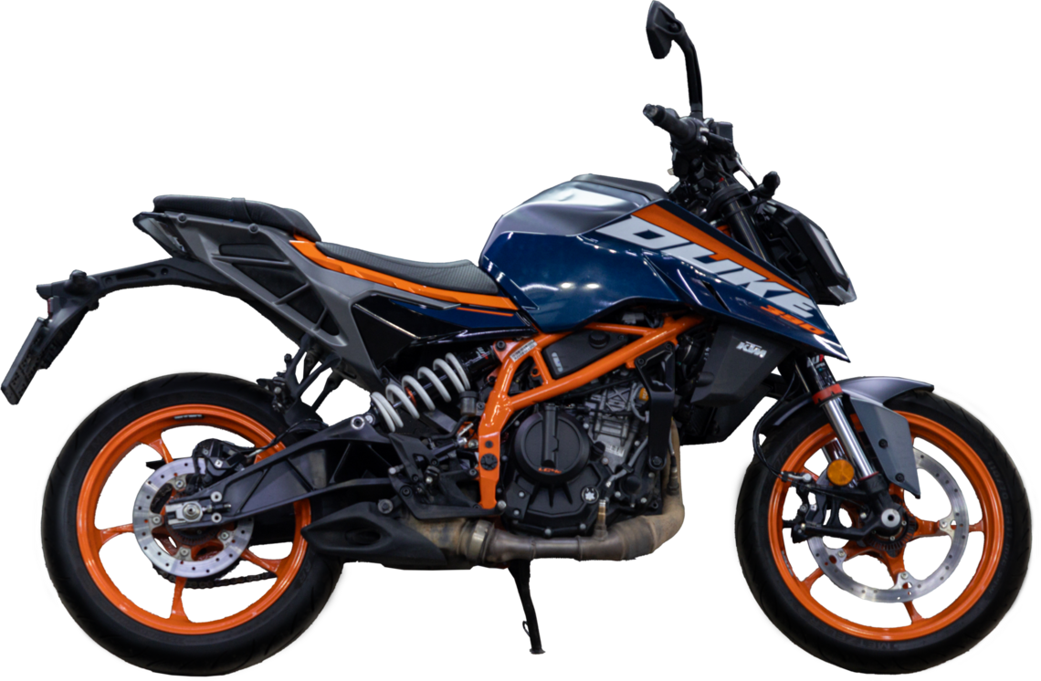 Аренда мотоцикла KTM 390 DUKE 2023 в Москве от HulkMoto.ru от 5000 ₽