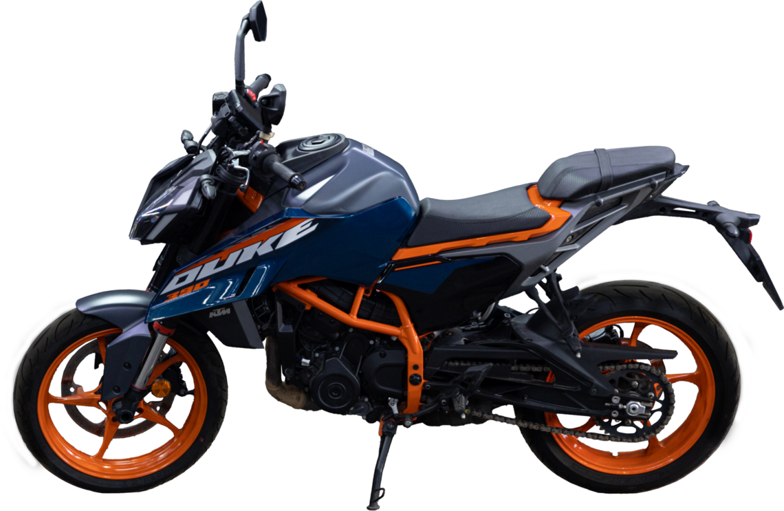 Аренда мотоцикла KTM 390 DUKE 2023 в Москве от HulkMoto.ru от 5000 ₽