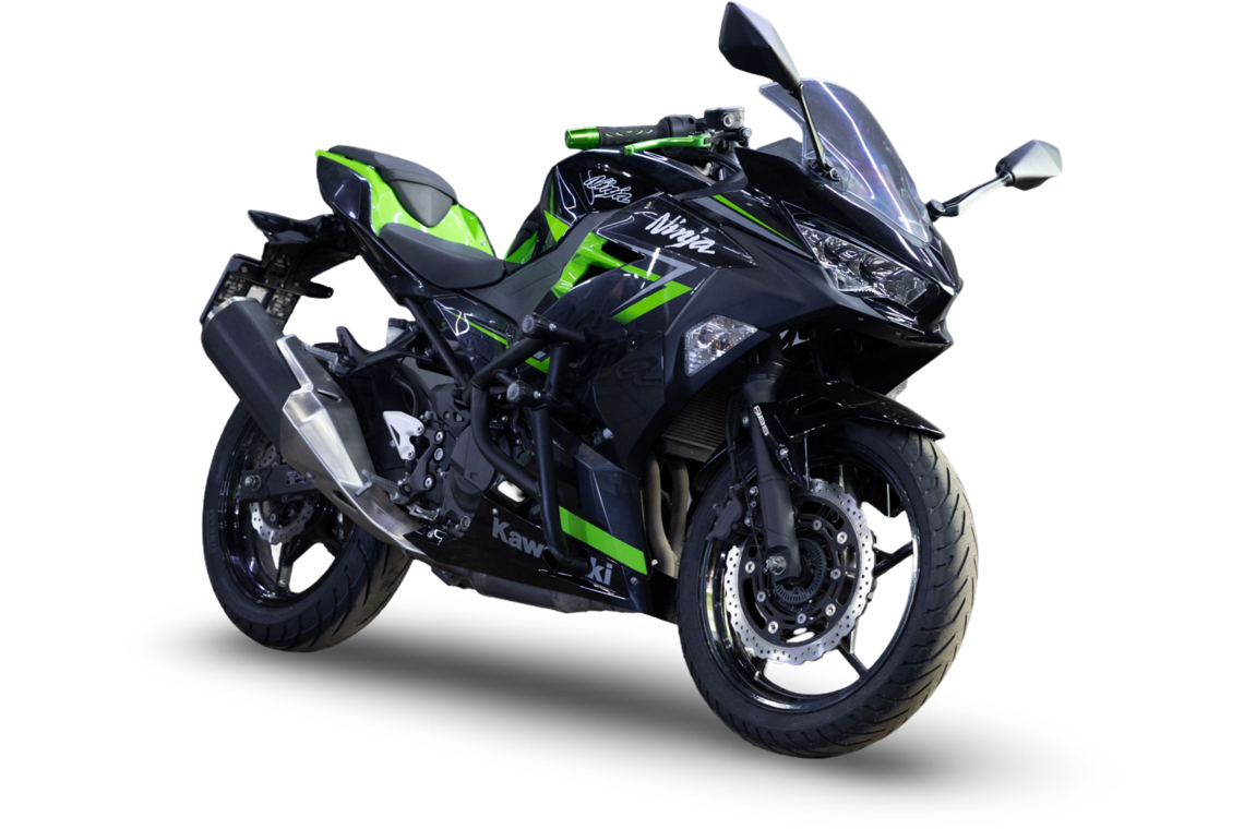Аренда мотоцикла Kawasaki Ninja 400 2018 в Москве от HulkMoto.ru от 5000 ₽